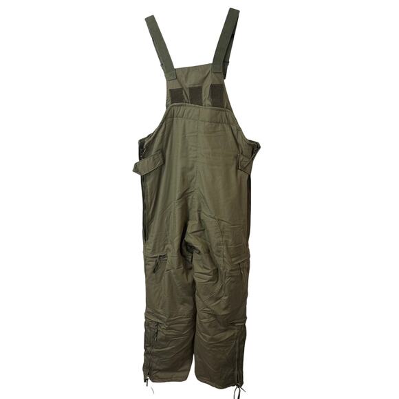 Military Mounted Crewmen and Airmen Insulated Overalls Green Medium - Picture 2 of 9